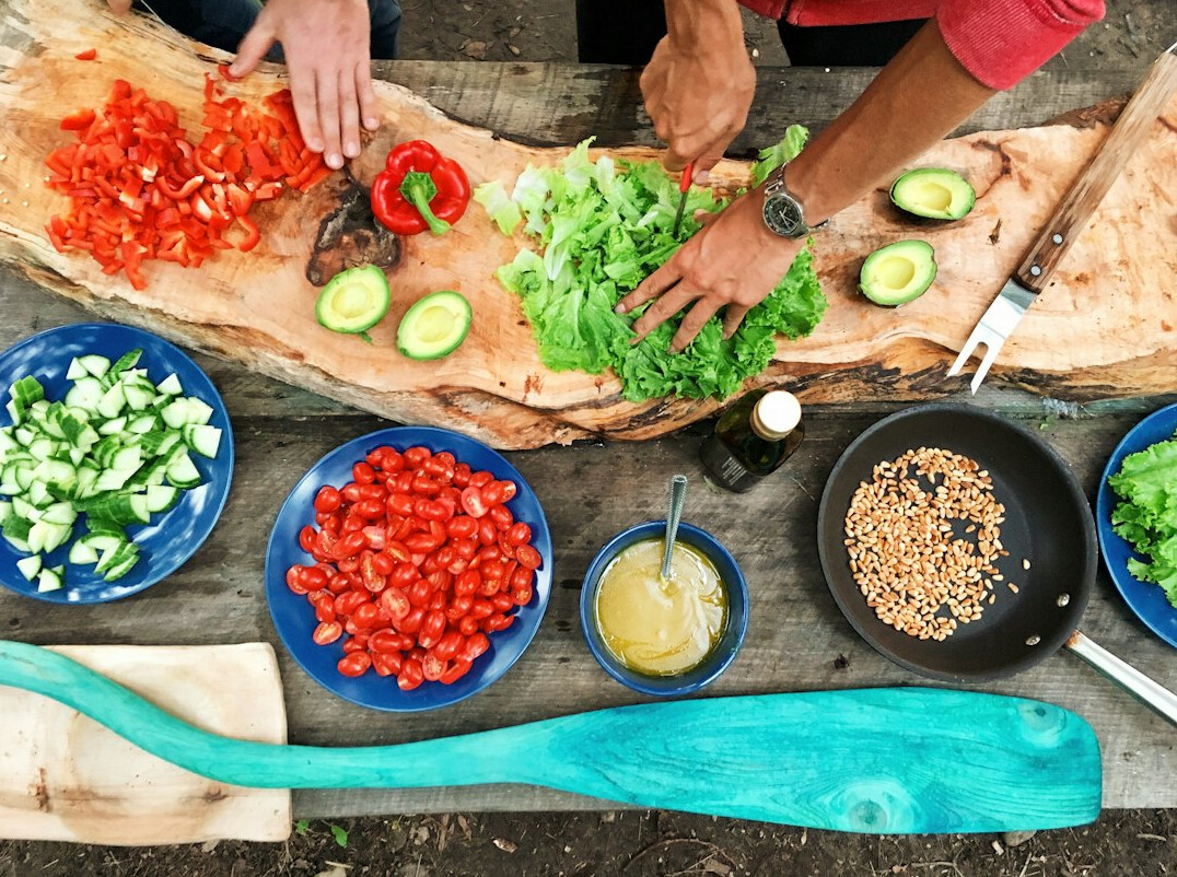 healthy meal preparation