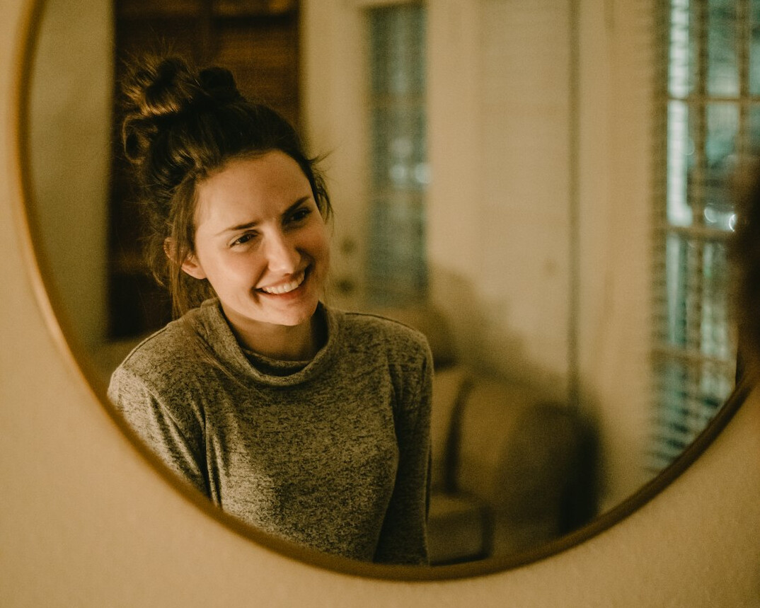 woman reflecting on daily habits
